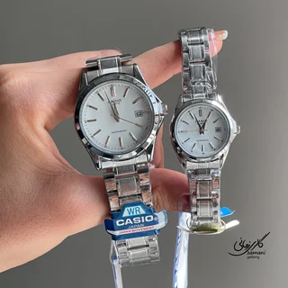 ست کاسیو استیل صفحه نقره ای