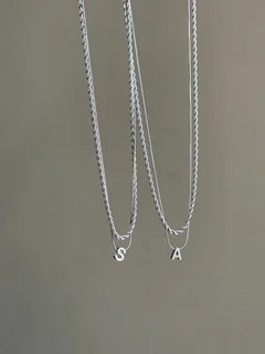 گردنبند ست دولاین حروف طنابی