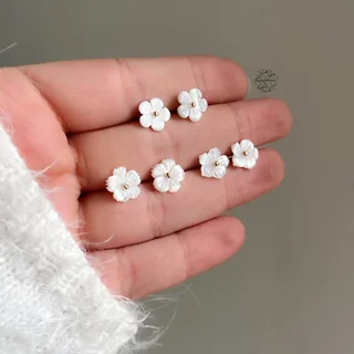 گوشواره شکوفه طلا