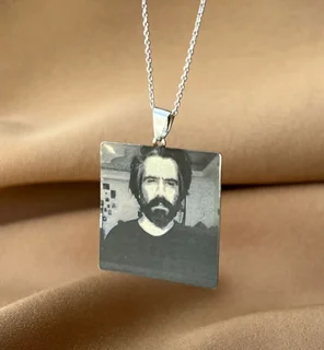 گردنبند حک عکس(سفارشی)