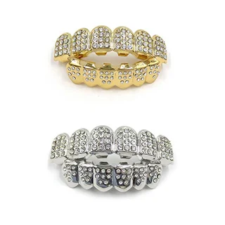 گریلز دندون دو فک نگینی