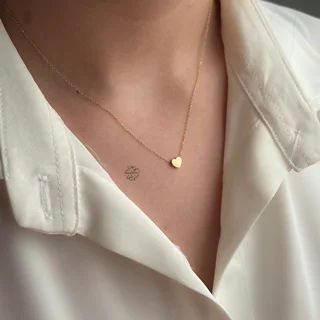 گردنبند قلب طلا
