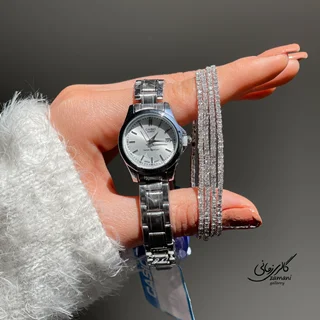 ساعت کاسیو صفحه گرد استیل