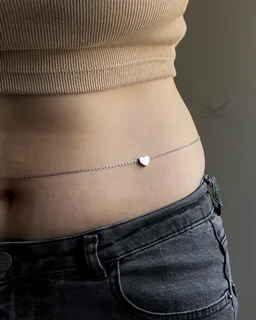 زنجیر کمر قلب سه بعدی