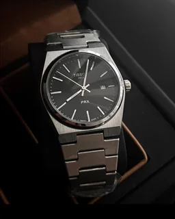 ساعت مردانه تیسوت tissot سیلور صفحه مشکی