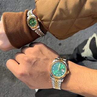 ساعت رولکس دو رنگ صفحه سبز